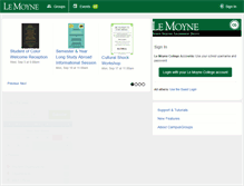Tablet Screenshot of lemoyne.campusgroups.com